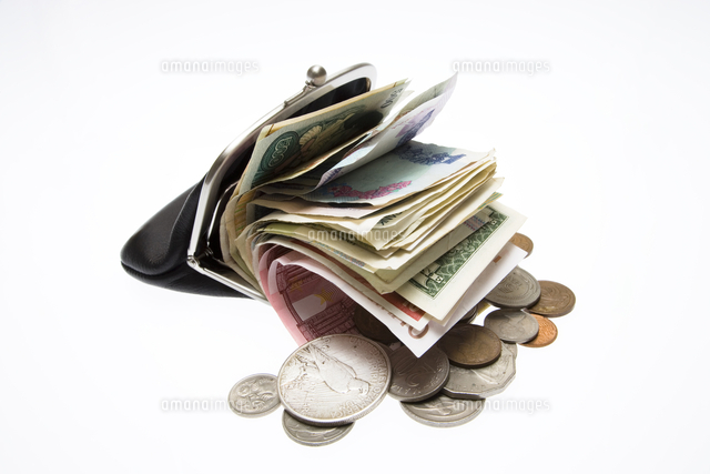 お金と財布 の写真素材 イラスト素材 アマナイメージズ
