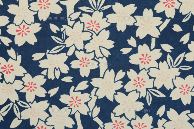 和紙 友禅柄 の写真素材 イラスト素材 アマナイメージズ