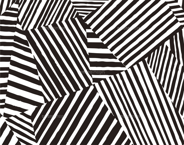 不規則な縞模様のパターン[10131426027]の写真・イラスト素材｜アマナ