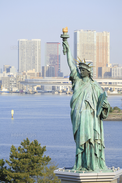 お台場の自由の女神 の写真素材 イラスト素材 アマナイメージズ