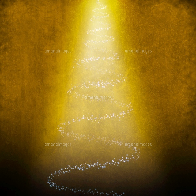 黄色い背景にスポットライトイメージ の写真素材 イラスト素材 アマナイメージズ