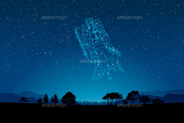 田園イメージに乙女座[10141000238]の写真・イラスト素材｜アマナ