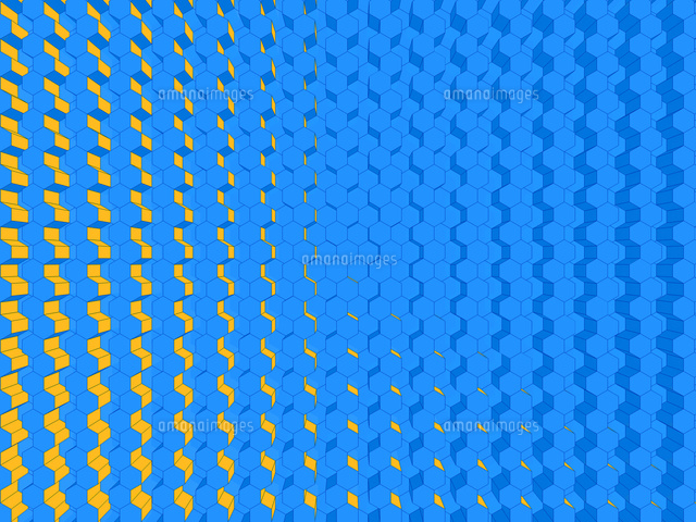 立体的に組まれたブロック背景 の写真素材 イラスト素材 アマナイメージズ
