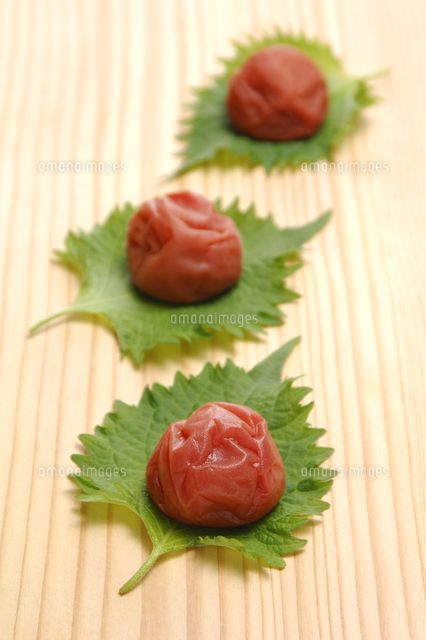 梅干しと大葉 の写真素材 イラスト素材 アマナイメージズ 梅干しと大葉 の写真素材 イラスト素材 アマナイメージズ