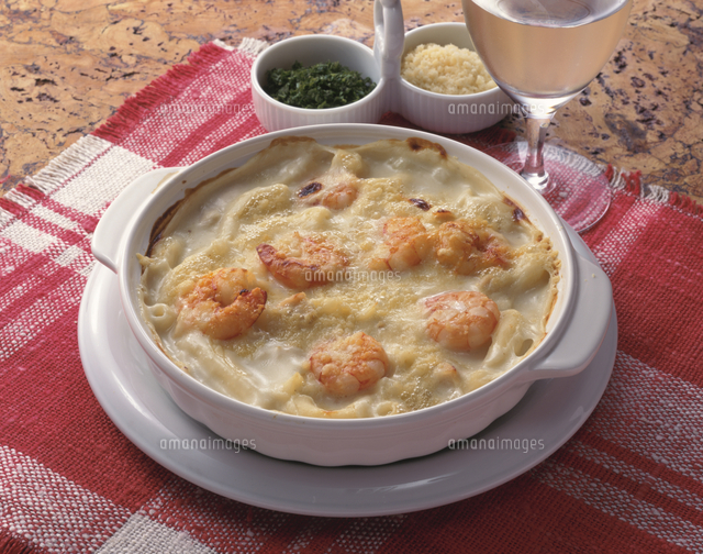 エビグラタンの写真素材 ストックフォト アマナイメージズ