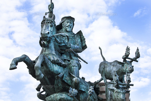 北条早雲公像[10157003507]の写真・イラスト素材｜アマナイメージズ