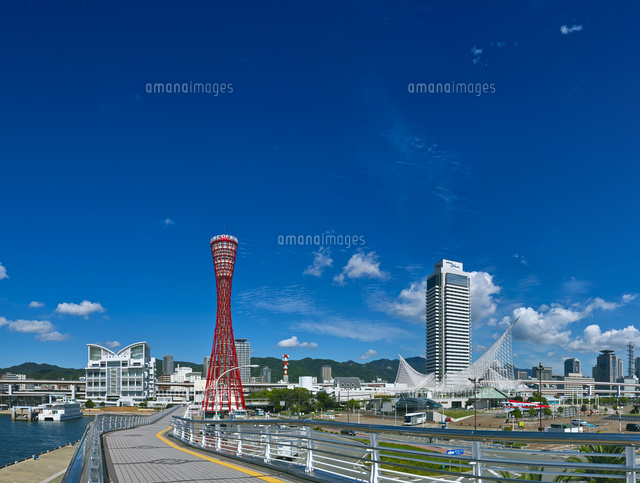 神戸ポートタワーとノートルダム神戸とホテルオークラ 10190000248 の写真素材 イラスト素材 アマナイメージズ