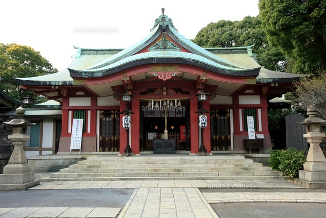 品川神社 本堂 の写真素材 イラスト素材 アマナイメージズ