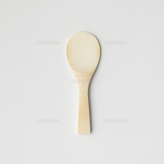 真上から見たしゃもじ の写真素材 イラスト素材 アマナイメージズ