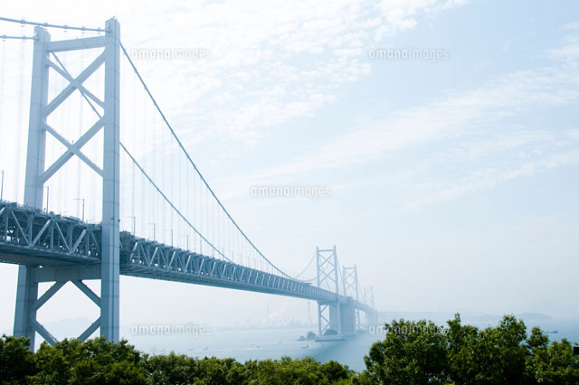 瀬戸大橋 瀬戸中央自動車道 の写真素材 イラスト素材 アマナイメージズ