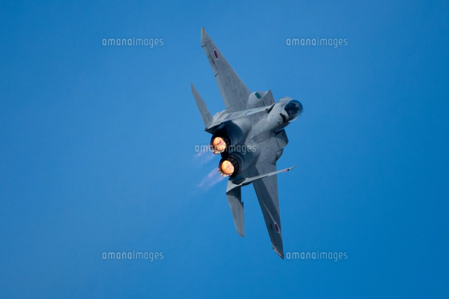 F-15戦闘機 ベイパー アフターバーナー[10219000618]の写真・イラスト