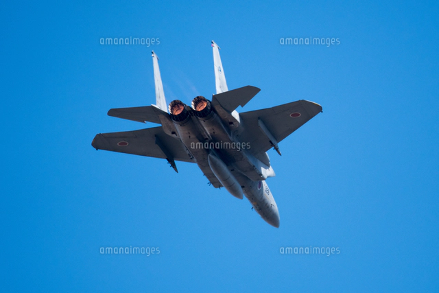 F-15戦闘機 アフターバーナー[10219000623]の写真・イラスト素材