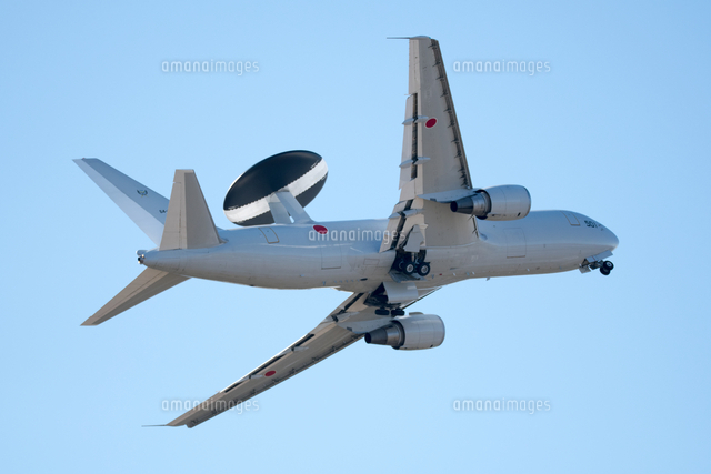 早期警戒管制機 エーワックス AWACS[10219000747]の写真・イラスト素材