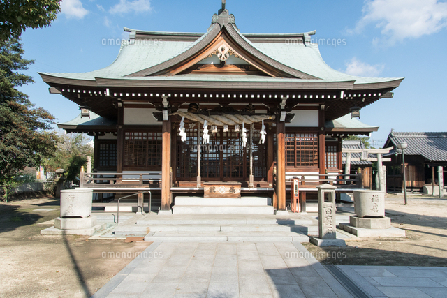 三嶋 祇園神社 今治市 の写真素材 イラスト素材 アマナイメージズ