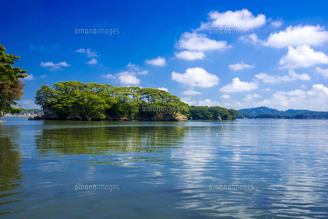 日本三景松島・西行戻しの松公園より松島湾風景[10222011567]の写真