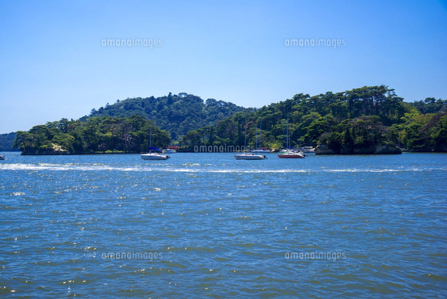 日本三景松島・西行戻しの松公園より松島湾風景[10222011567]の写真