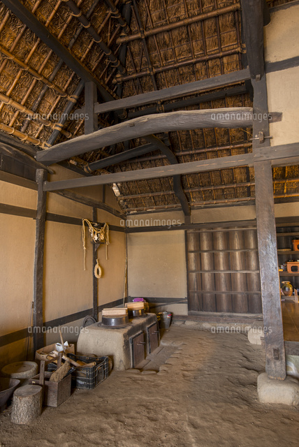 国営ひたち海浜公園 古民家かまど[10222017419]の写真・イラスト素材
