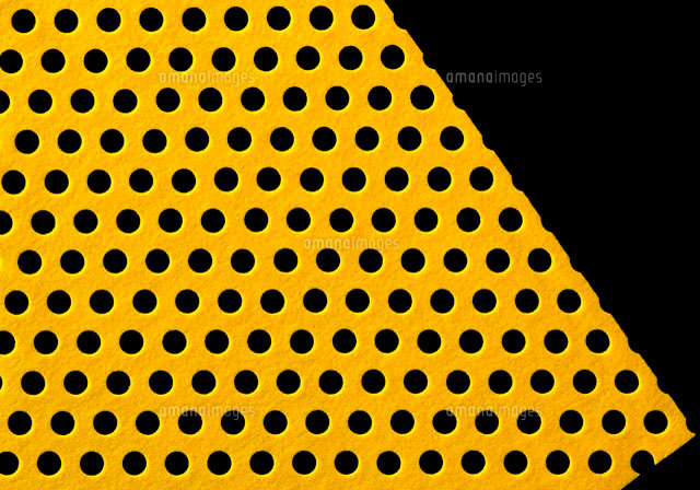 黄色のフェルトと黒のドット の写真素材 イラスト素材 アマナイメージズ