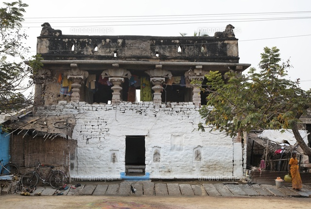 Bazaar; house (built from an ancient temple)[10244002091]の写真素材・イラスト素材 ...