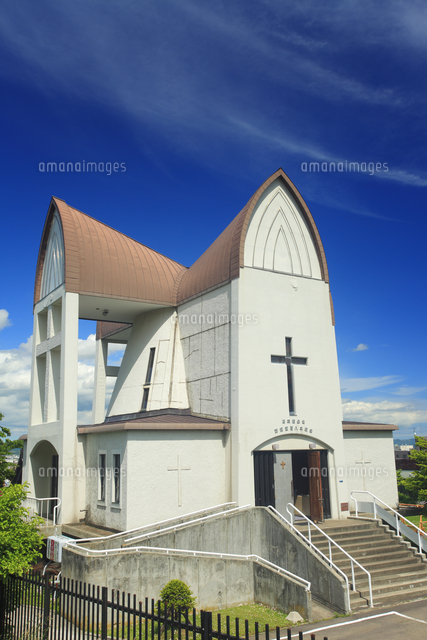 函館聖ヨハネ教会[10247019154]の写真・イラスト素材｜アマナ