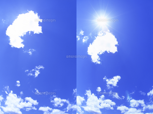 油絵　太陽と雲 fe7a9bee2407794f9a967a91812924