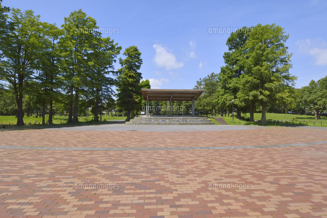 水元公園と野外ステージ の写真素材 イラスト素材 アマナイメージズ