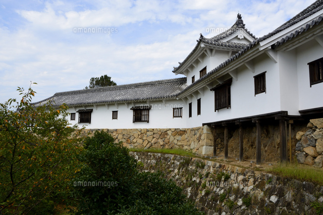 姫路城西の丸櫓 長局百間廊下 の写真素材 イラスト素材 アマナイメージズ