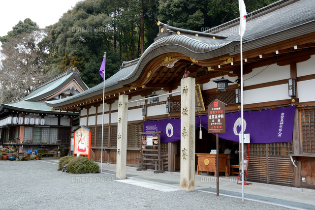 意賀美神社境内 の写真素材 イラスト素材 アマナイメージズ