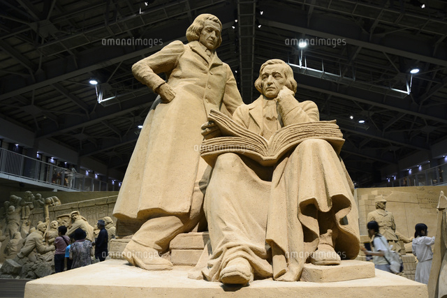 鳥取砂丘 砂の美術館 ドイツ編 の写真素材 イラスト素材 アマナイメージズ