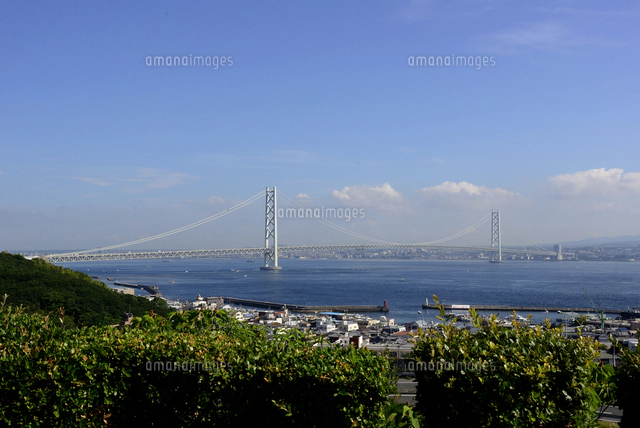 明石海峡大橋 風景の写真素材 ストックフォト アマナイメージズ