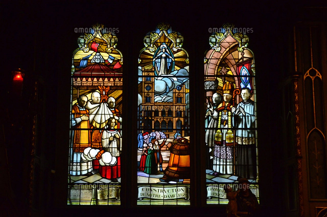 モントリオール ノートルダム大聖堂内部[10261016316]の写真・イラスト