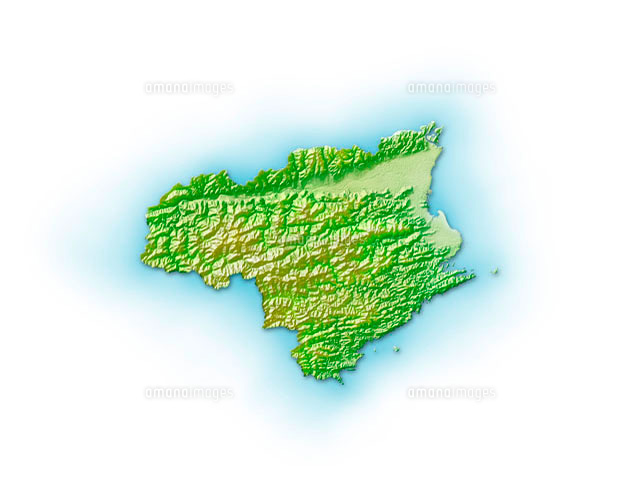 徳島県地図 の写真素材 イラスト素材 アマナイメージズ