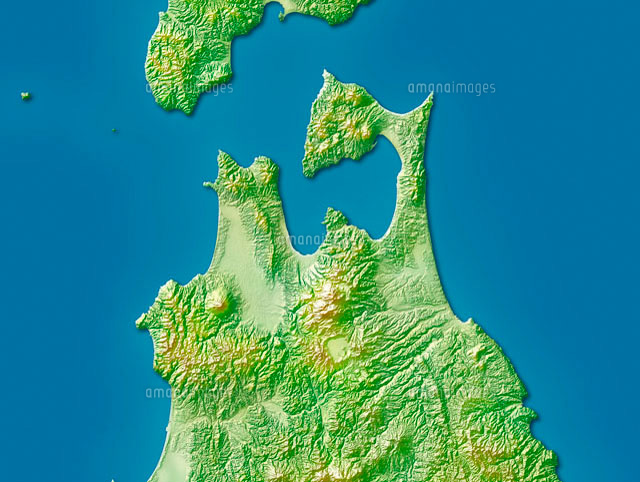 青森県地図 の写真素材 イラスト素材 アマナイメージズ