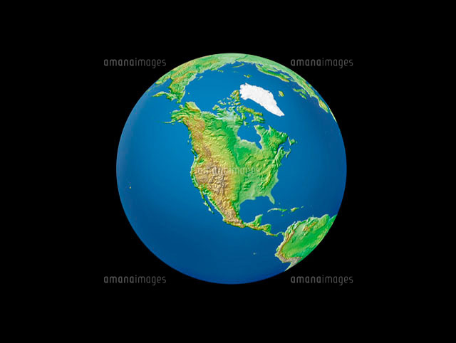 地球 北アメリカ の写真素材 イラスト素材 アマナイメージズ