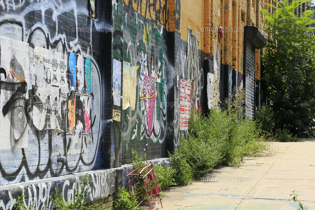 ブルックリン,ストリート,ペイント[10266001620]の写真・イラスト素材