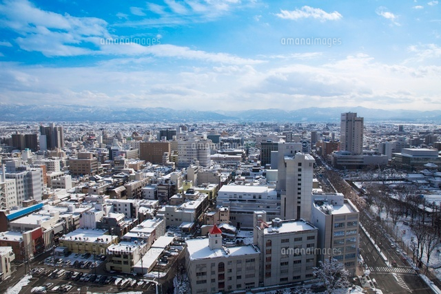富山の街並み の写真素材 イラスト素材 アマナイメージズ