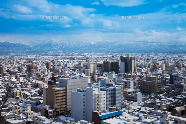 富山の街並み の写真素材 イラスト素材 アマナイメージズ