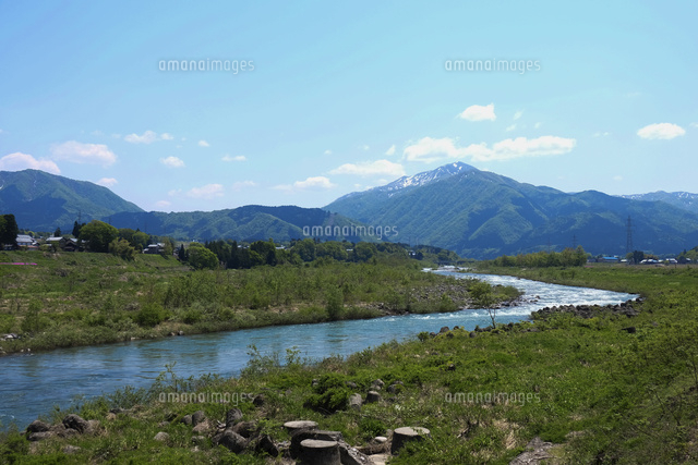 九頭竜川の風景[10277007128]の写真・イラスト素材｜アマナイメージズ