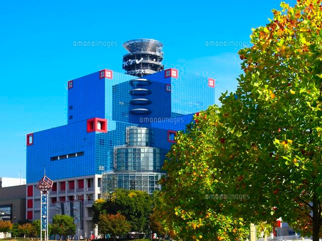 関西テレビ社屋 の写真素材 イラスト素材 アマナイメージズ