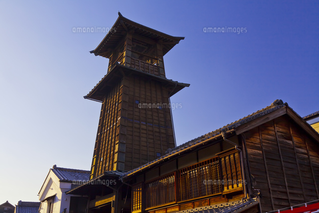 川越のシンボル 時の鐘 の写真素材 イラスト素材 アマナイメージズ