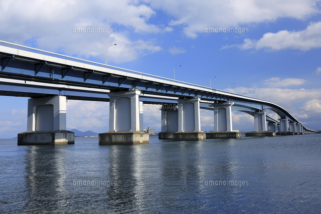 琵琶湖大橋 の写真素材 イラスト素材 アマナイメージズ