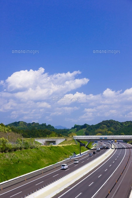 新東名高速道路[10284000845]の写真・イラスト素材｜アマナイメージズ