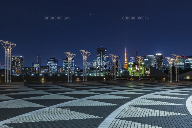 晴海埠頭から望む東京ウォーターフロント 東京夜景[10309001574