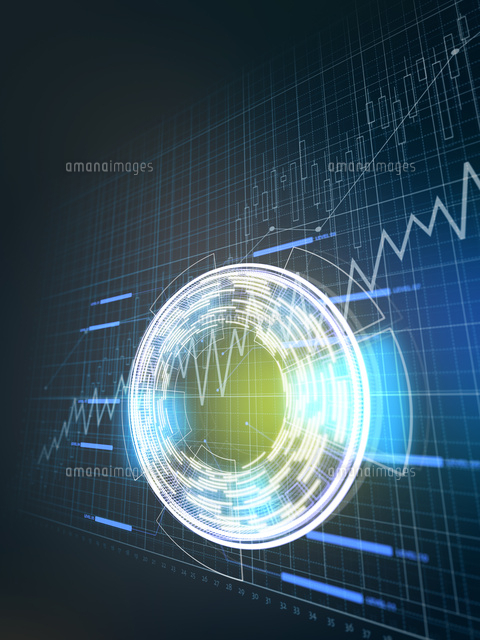 無数のデータが旋回して各種グラフ解析する円形のguiパネル の写真素材 イラスト素材 アマナイメージズ 無数のデータが旋回して各種グラフ解析する円形のguiパネル の写真素材 イラスト素材 アマナイメージズ