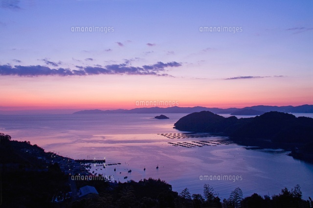 佐田岬半島の夕日[10358000191]の写真・イラスト素材｜アマナイメージズ
