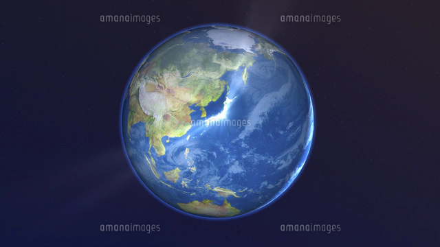 地球上で輝く日本[10361000449]の写真・イラスト素材｜アマナイメージズ