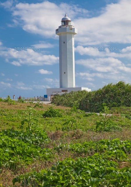 宮古島の平安名埼灯台 の写真素材 イラスト素材 アマナイメージズ