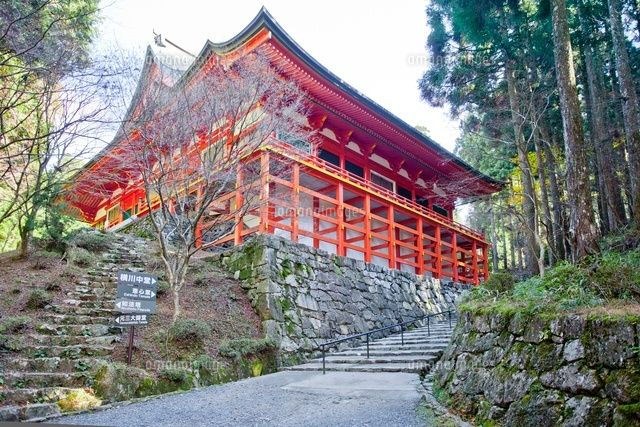 比叡山延暦寺横川の横川中堂 の写真素材 イラスト素材 アマナイメージズ