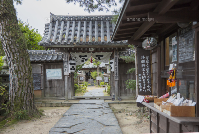 萩城下町江戸屋横丁の円政寺 の写真素材 イラスト素材 アマナイメージズ