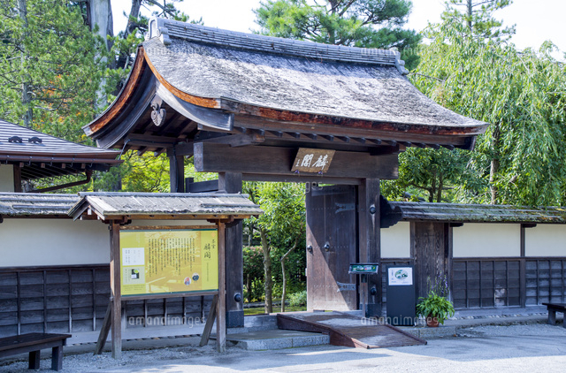 鶴ヶ城の茶室麟閣 の写真素材 イラスト素材 アマナイメージズ